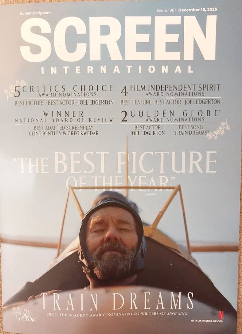 SCREEN INTERNATIONAL magazine side cover Issue 1981 16 December 2025