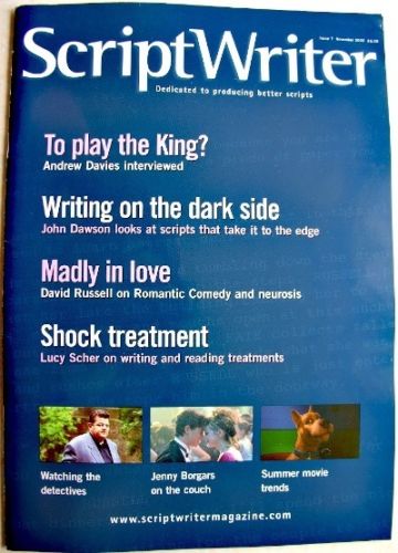 SCRIPTWRITER magazine side cover Issue 7 November 2002