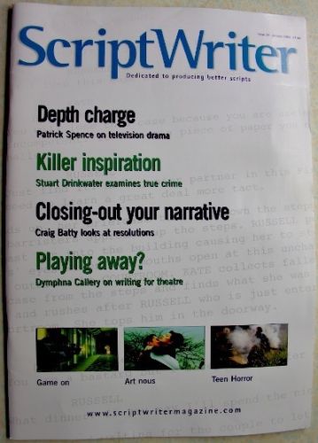 SCRIPTWRITER magazine side cover Issue 26 January 2006
