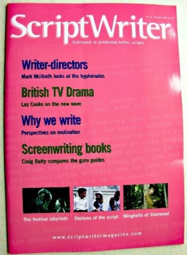 SCRIPTWRITER magazine side cover Issue 30 September 2006