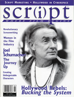 SCRIPT magazine side cover Issue 21 May/June 2000