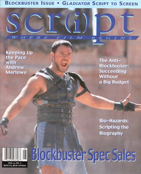 SCRIPT magazine side cover Issue 22 July/August 2000