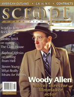 SCRIPT magazine side cover Issue 29 September/October 2001