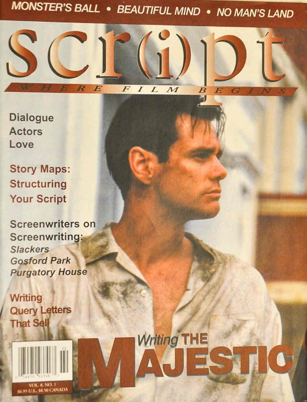 SCRIPT magazine side cover Issue 31 January/February 2002