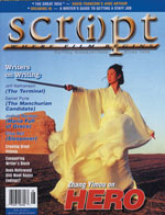 SCRIPT magazine side cover Issue 46 July/August 2004