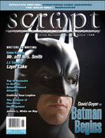 SCRIPT magazine side cover Issue 51 May/June 2005