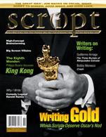 SCRIPT magazine side cover Issue 55 January/February 2006
