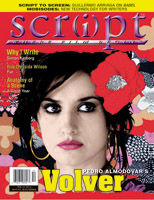 SCRIPT magazine side cover Issue 60 November/December 2006