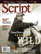SCRIPT magazine side cover Issue 66 November/December 2007