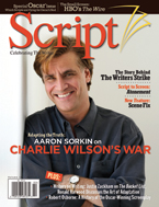 SCRIPT magazine side cover Issue 67 January/February 2008