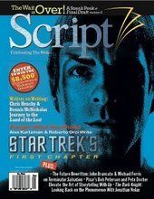 SCRIPT magazine side cover Issue 75 May/June 2009