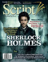 SCRIPT magazine side cover Issue 78 November/December 2009