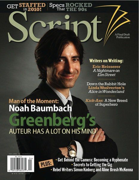 SCRIPT magazine side cover Issue 80 March/April 2010