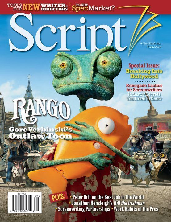 SCRIPT magazine side cover Issue 86 March/April 2011
