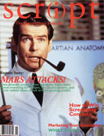 SCRIPT magazine side cover Issue 1 November/December 1996