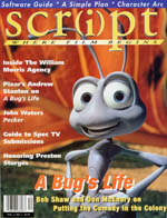 SCRIPT magazine side cover Issue 12 November/December 1998