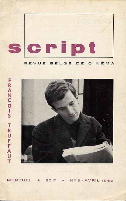 SCRIPT (BE) magazine side cover Issue 5 April 1962
