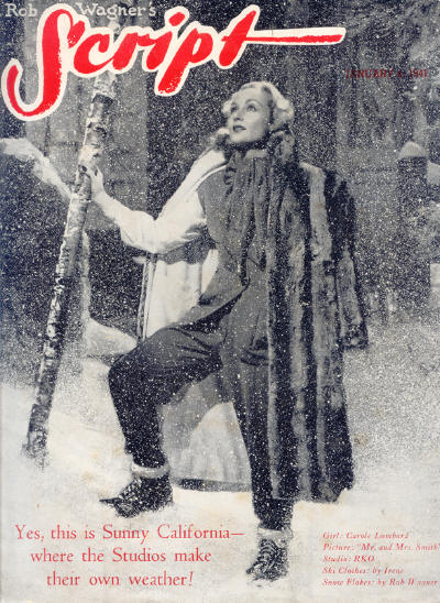ROB WAGNERS SCRIPT magazine side cover 4 January 1941