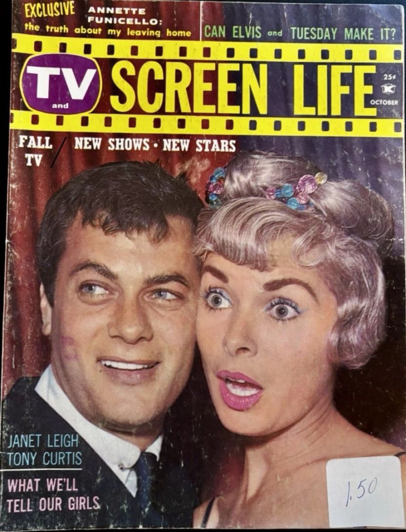 SCREEN LIFE magazine side cover  October 1960