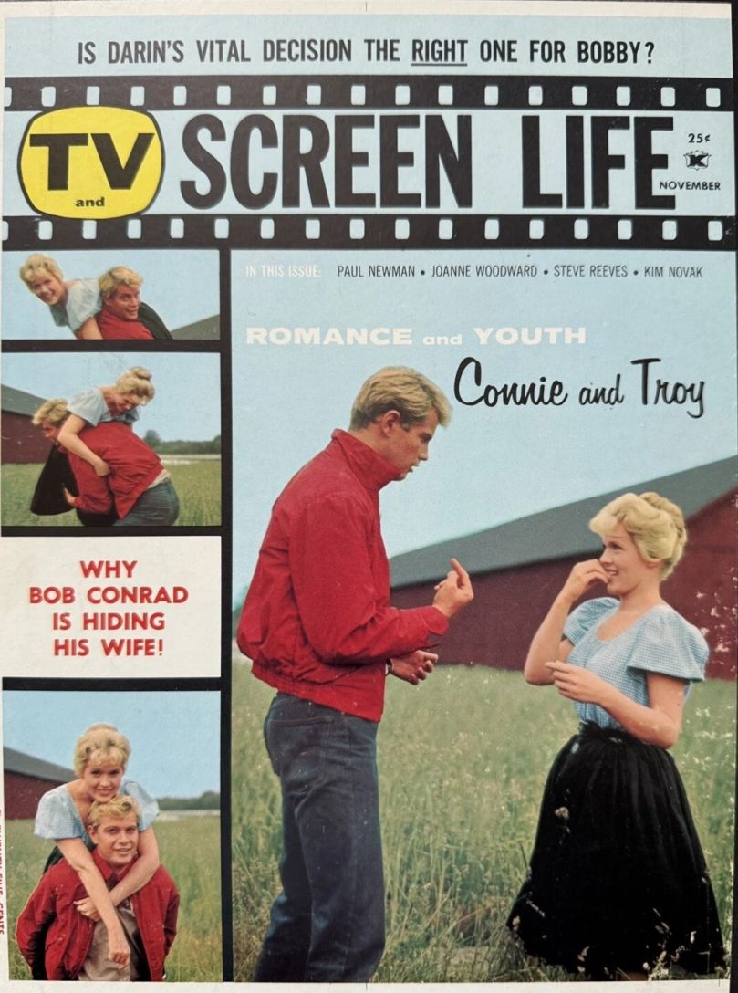 SCREEN LIFE magazine side cover  November 1960