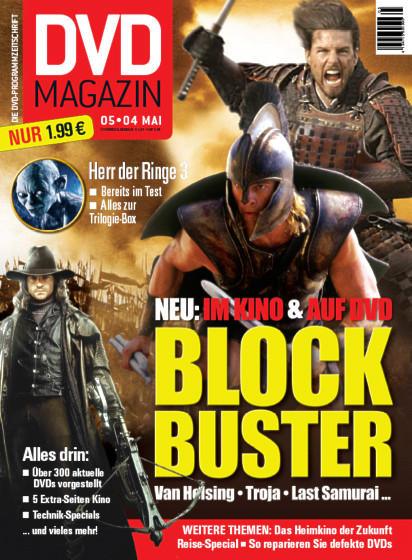 SCREEN BLURAY DVD magazine side cover May 2004