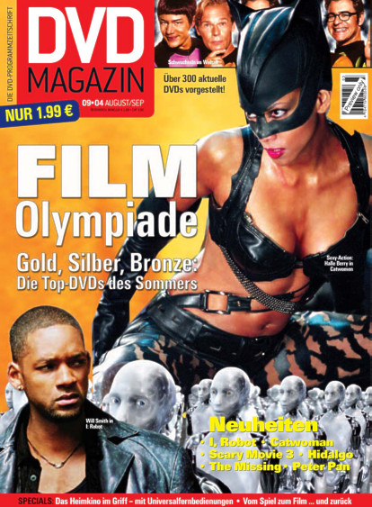 SCREEN BLURAY DVD magazine side cover August/September 2004