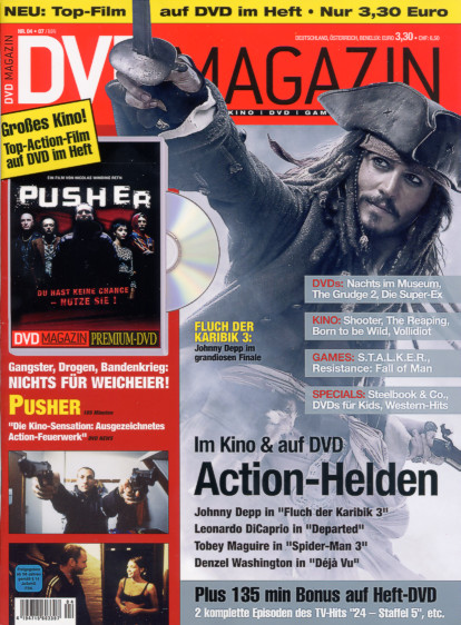 SCREEN BLURAY DVD magazine side cover May 2007