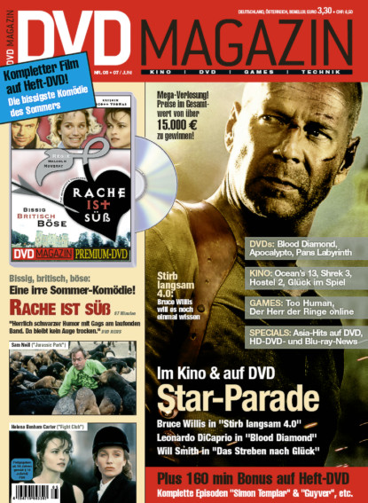 SCREEN BLURAY DVD magazine side cover June 2007