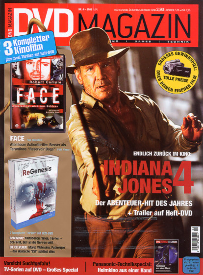 SCREEN BLURAY DVD magazine side cover May 2008
