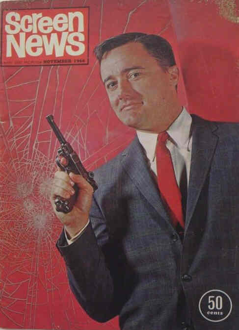 SCREEN NEWS (Singapore) magazine side cover November 1966