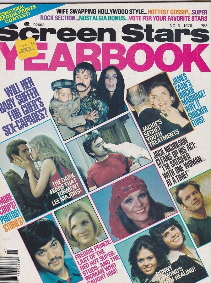 SCREEN STARS magazine side cover  Yearbook #3  1976