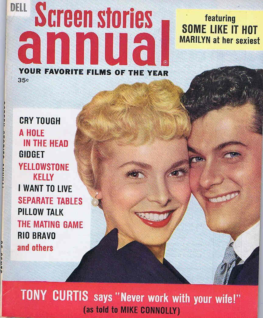 SCREEN STORIES magazine side cover  Annual December 1960