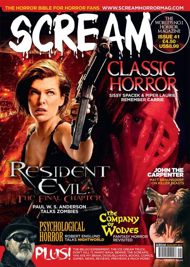 SCREAM magazine side cover Issue 41 March/April 2017