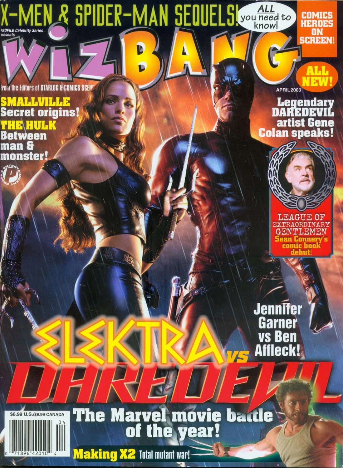 STARLOG CELEBRITY SERIES PRESENTS magazine side cover  April 2003
