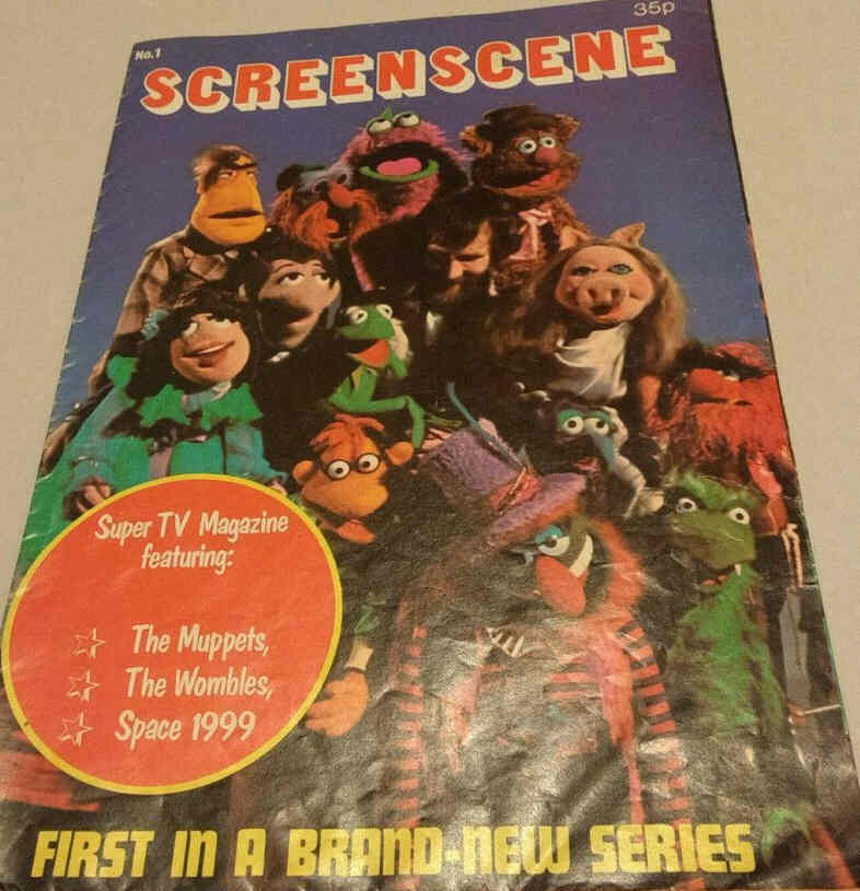 SCREENSCENE magazine side cover Issue 1   1978