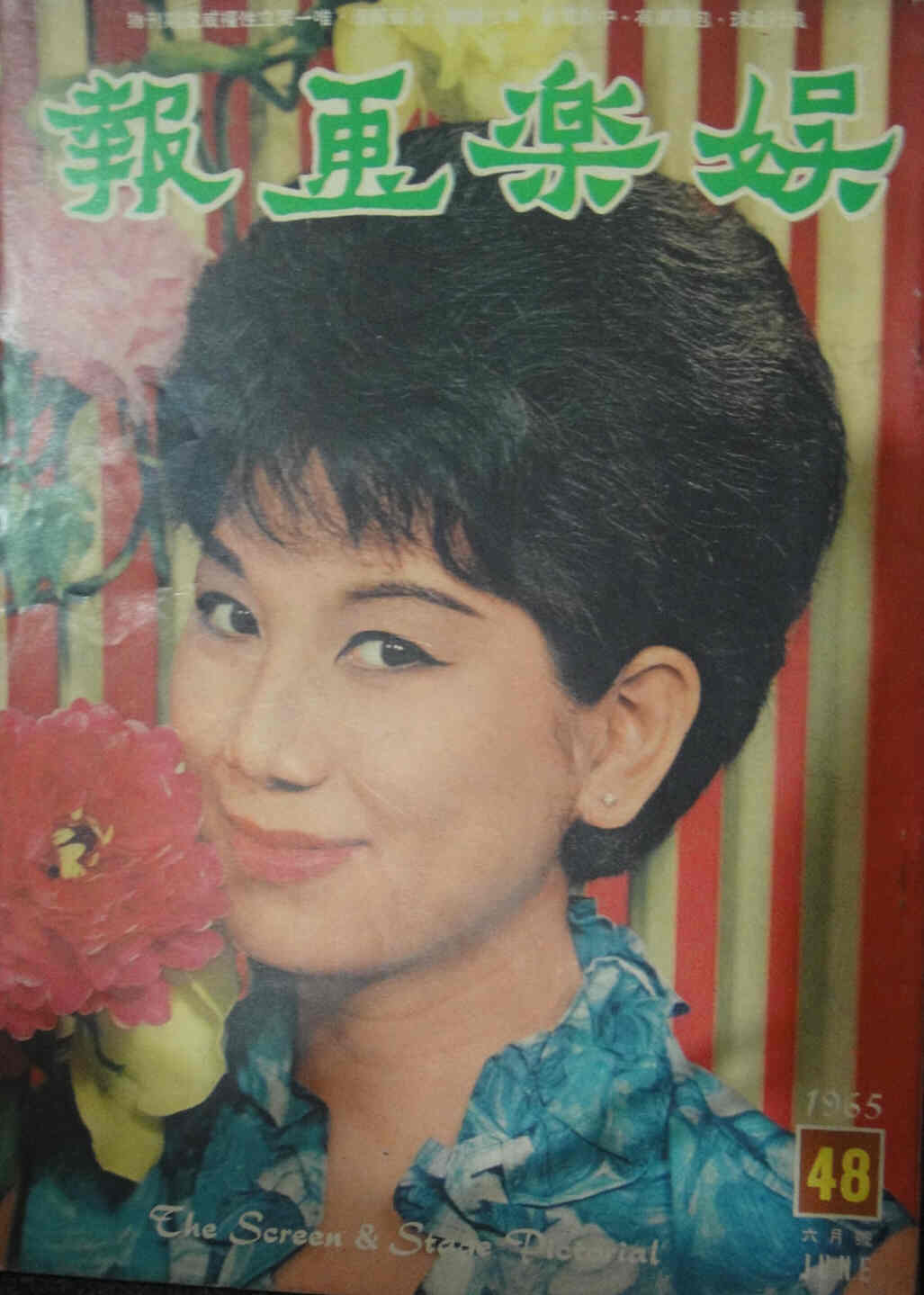 SCREEN AND STAGE PICTORIAL magazine side cover Issue 48 June 1965
