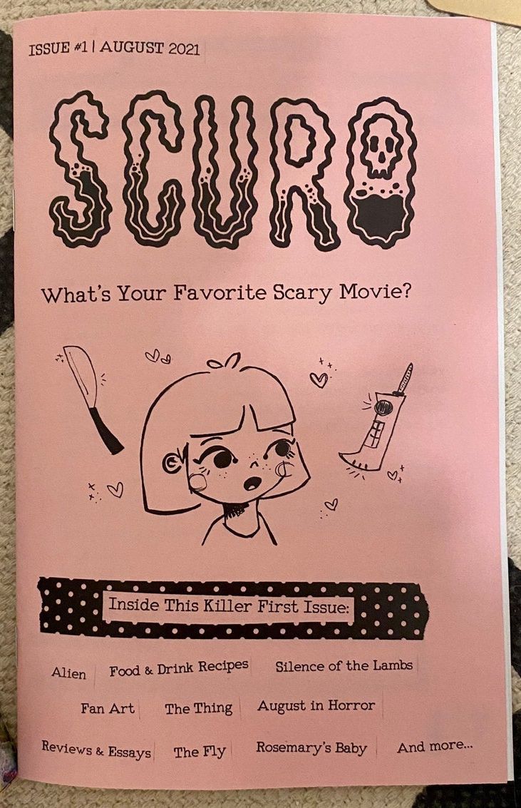 SCURO magazine side cover Issue 1  August 2021