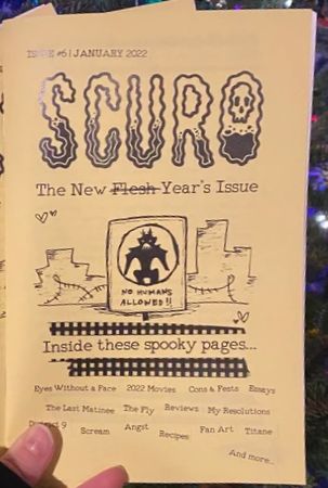 SCURO magazine side cover Issue 6  January 2022