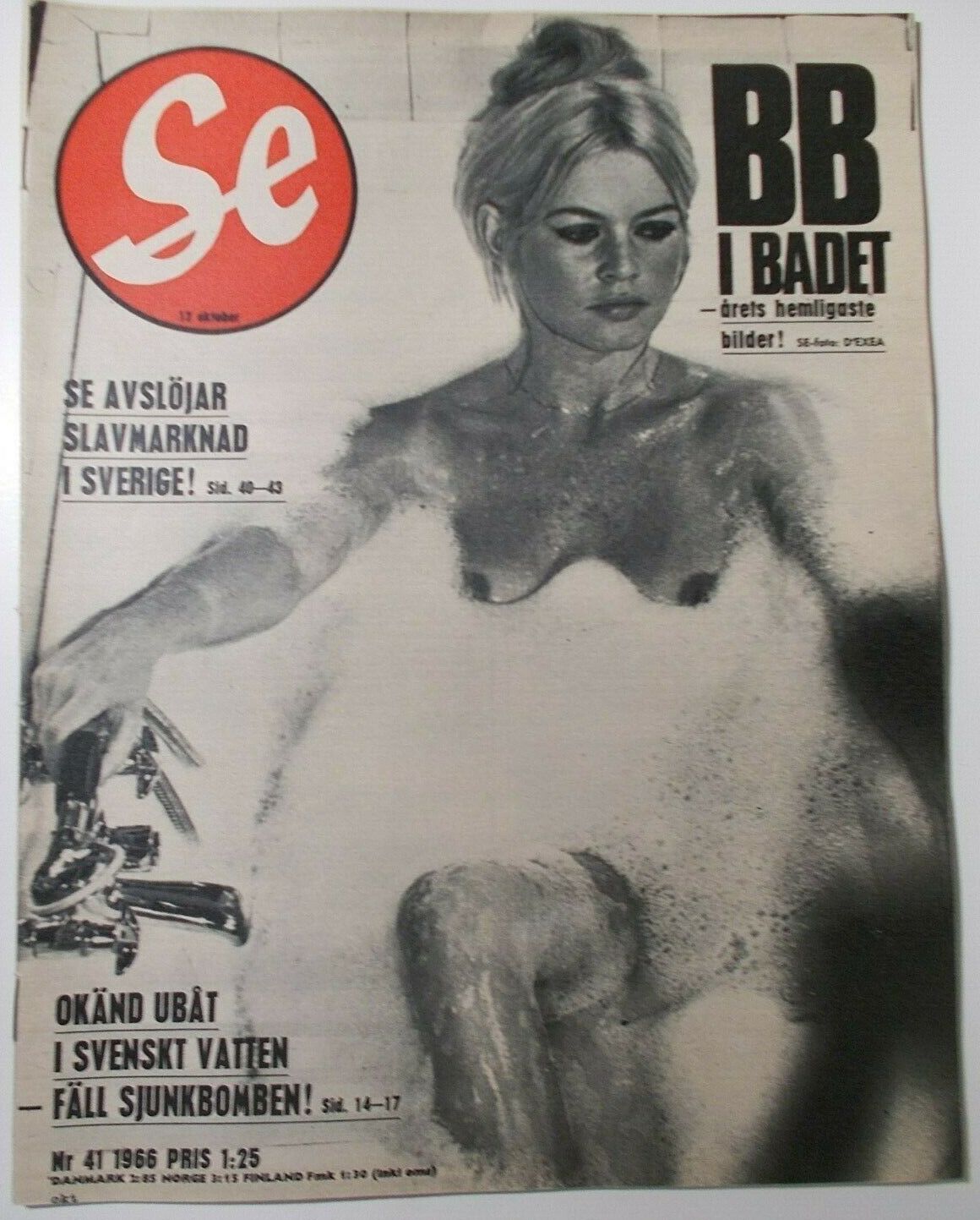 SE magazine side cover Issue 41 13 October 1966