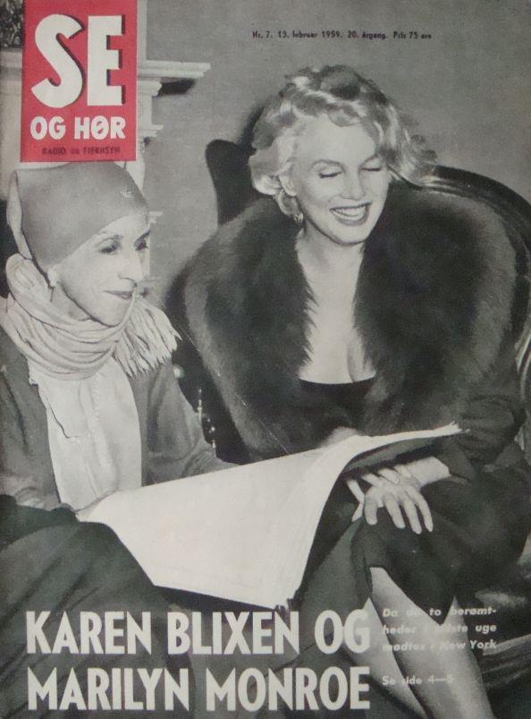 SE OG HOR magazine side cover 13 February 1959