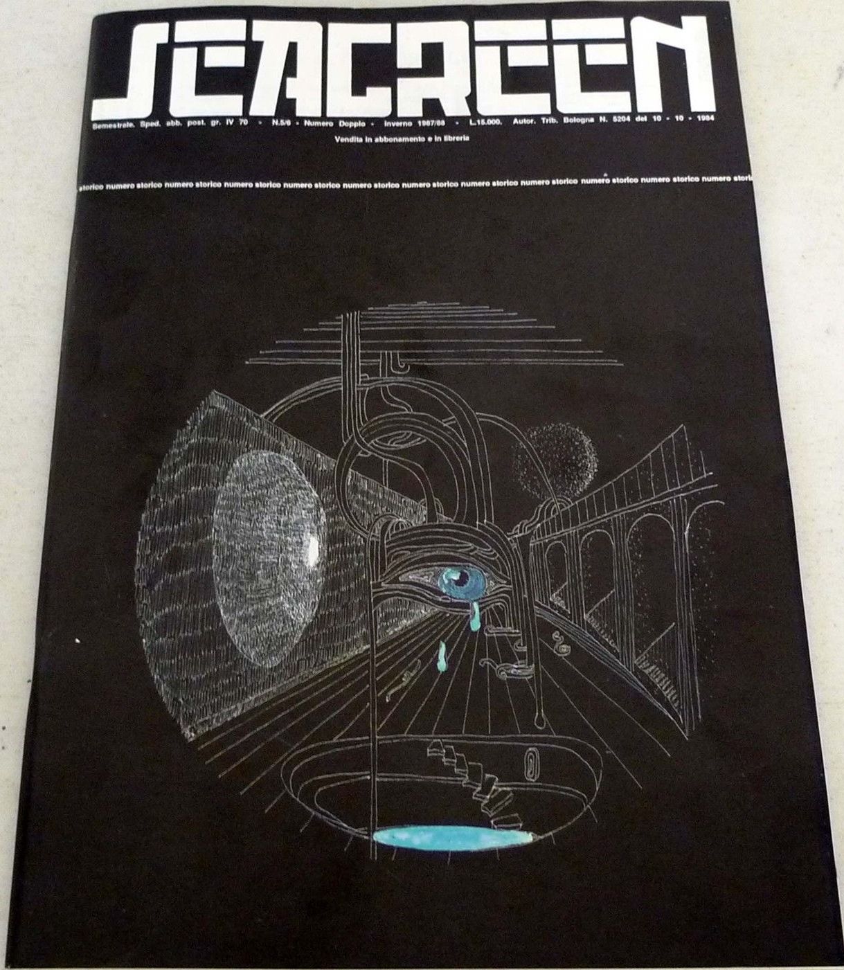 SEAGREEN magazine side cover Issue 5 Winter 1987