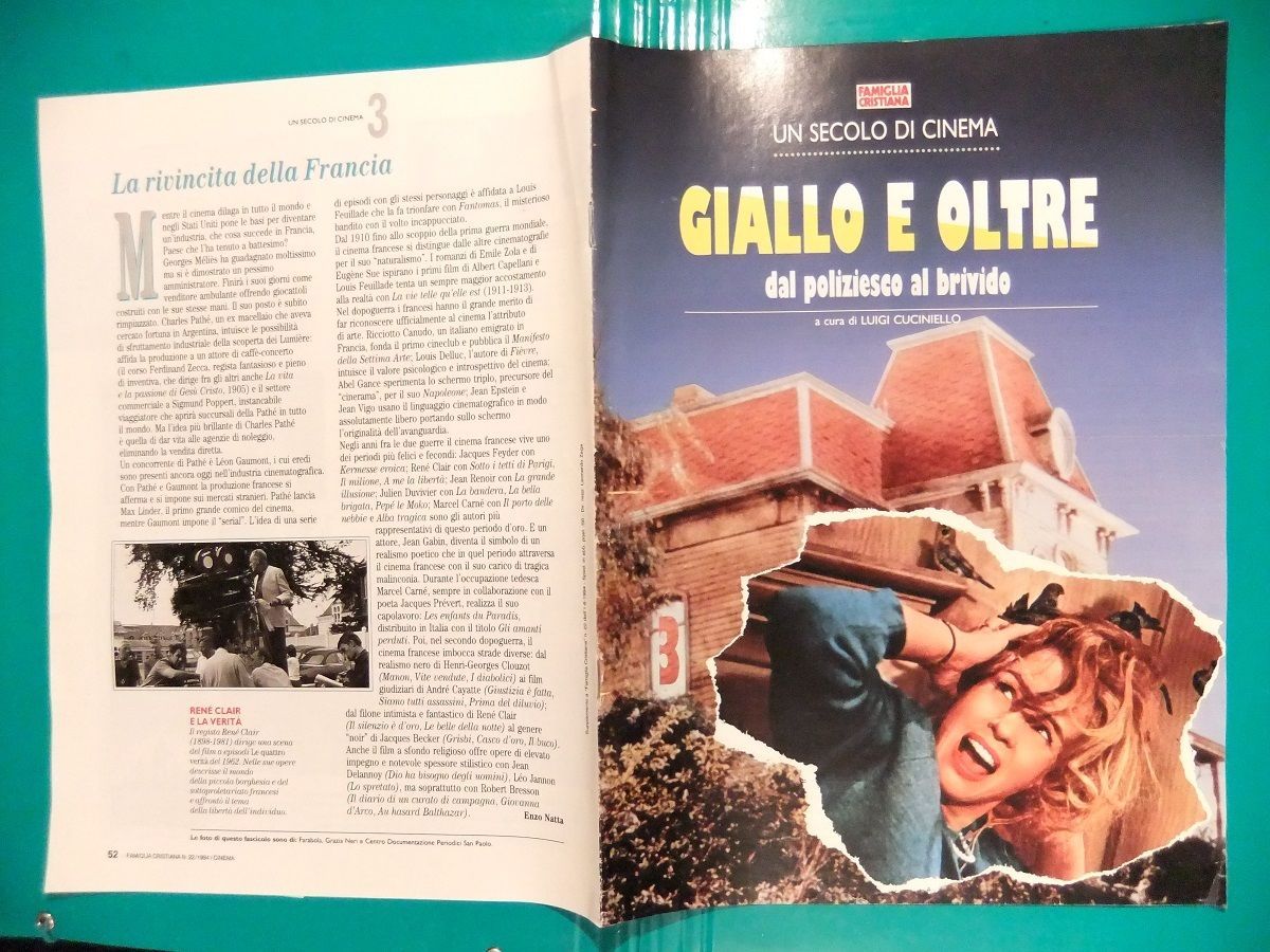 SECOLO DI CINEMA magazine side cover Issue 3   1994