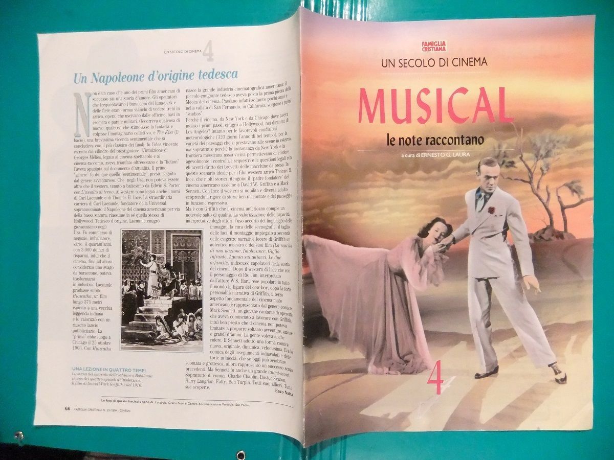 SECOLO DI CINEMA magazine side cover Issue 4   1994