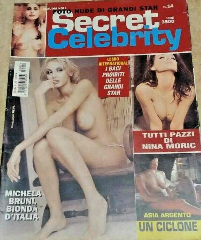 SECRET CELEBRITY magazine side cover Issue 14  