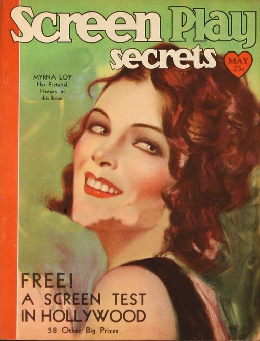 SCREEN PLAY magazine side cover May 1930