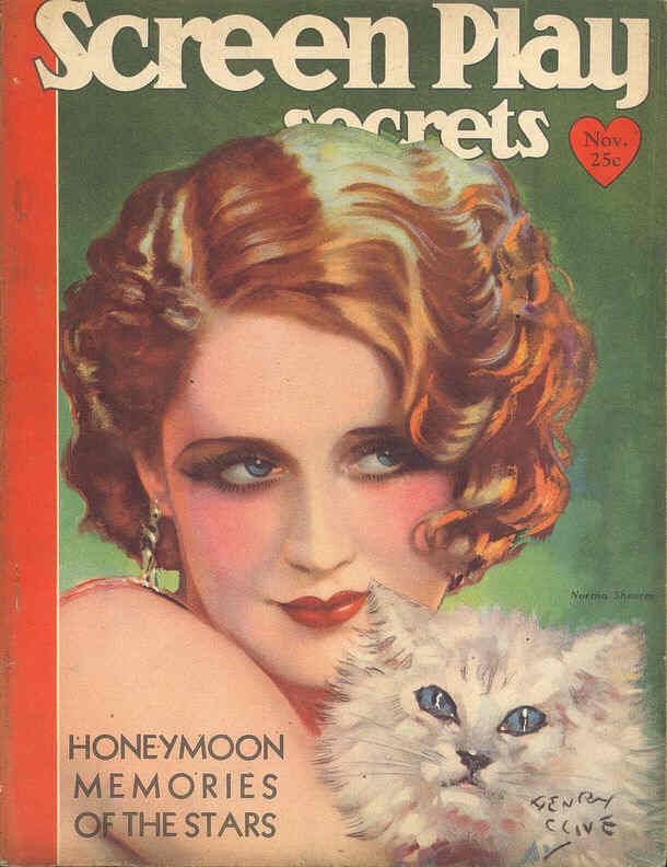SCREEN PLAY magazine side cover November 1930