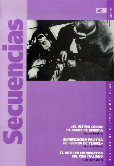 SECUENCIAS magazine side cover Issue 2 April 1995