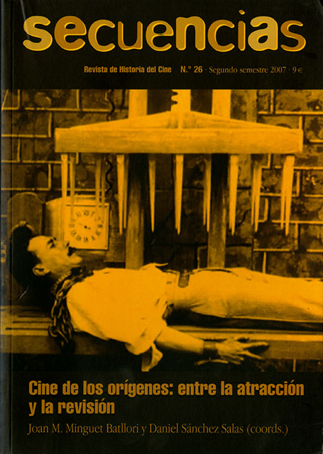 SECUENCIAS magazine side cover Issue 26 July 2007