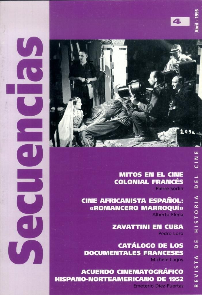 SECUENCIAS magazine side cover Issue 4 April 1996