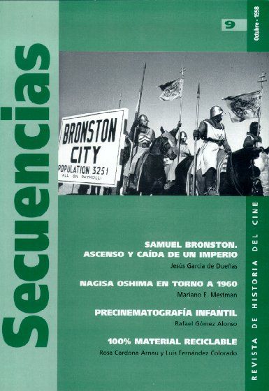 SECUENCIAS magazine side cover Issue 9 October 1998